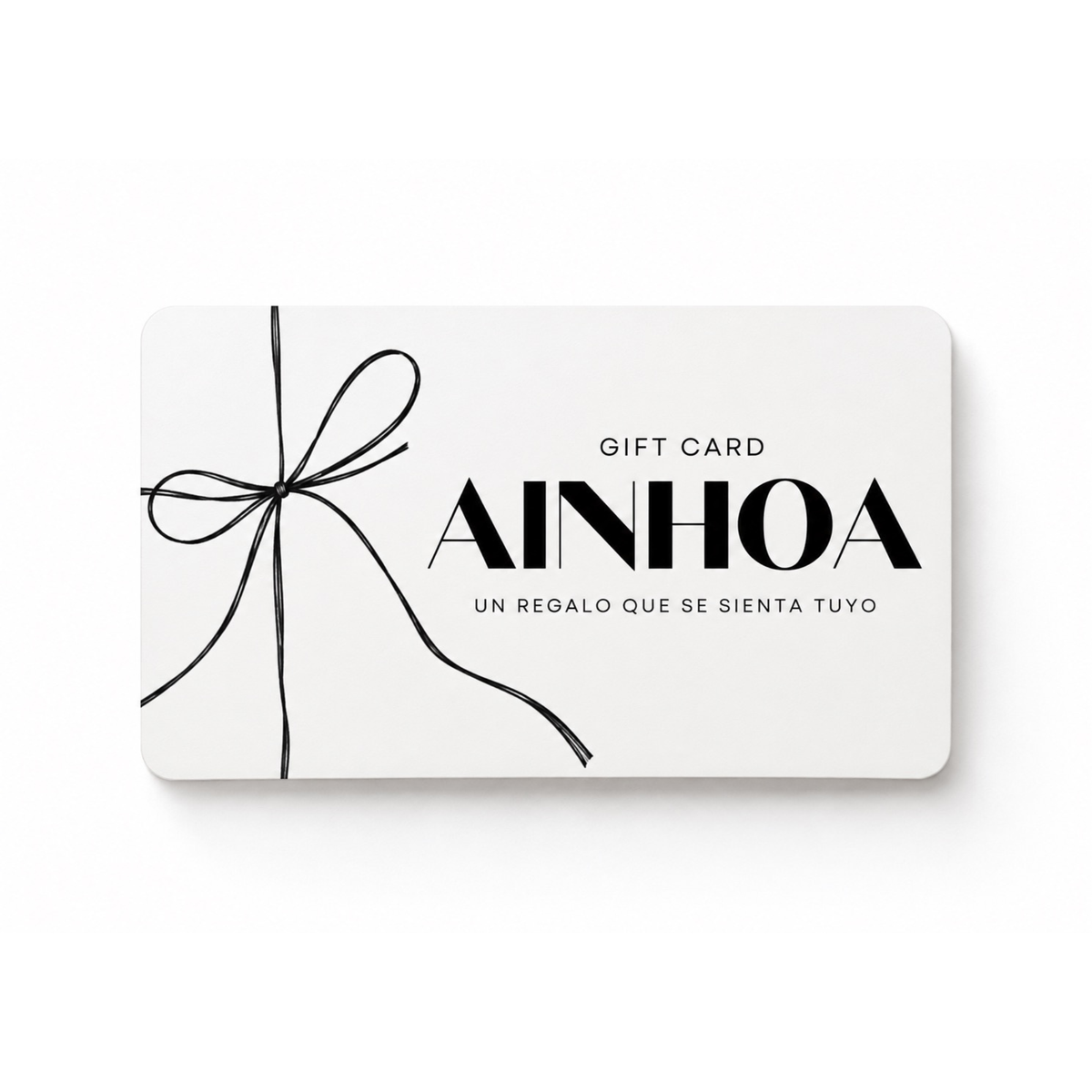 Tarjeta de regalo de AINHOA